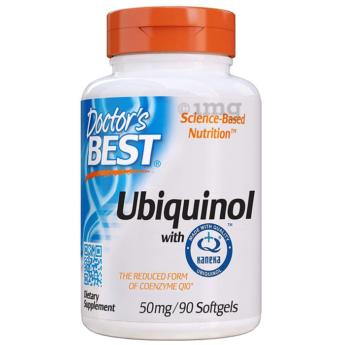 Doctor's Best Ubiquinol with Kaneka 50mg Softgels | Reduced Form of Coenzyme Q10