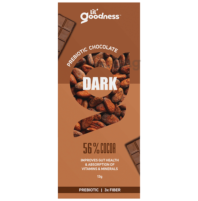 Lil Goodness Prebiotic Chocolate Dark 56% Cocoa