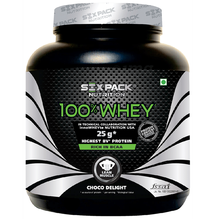 Sixpack Nutrition 100% Whey Protein Powder Choco Delight