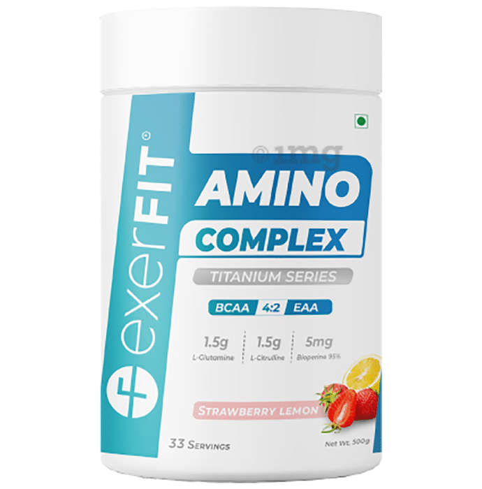 Exerfit Titanium Series Amino Complex Strawberry Lemon