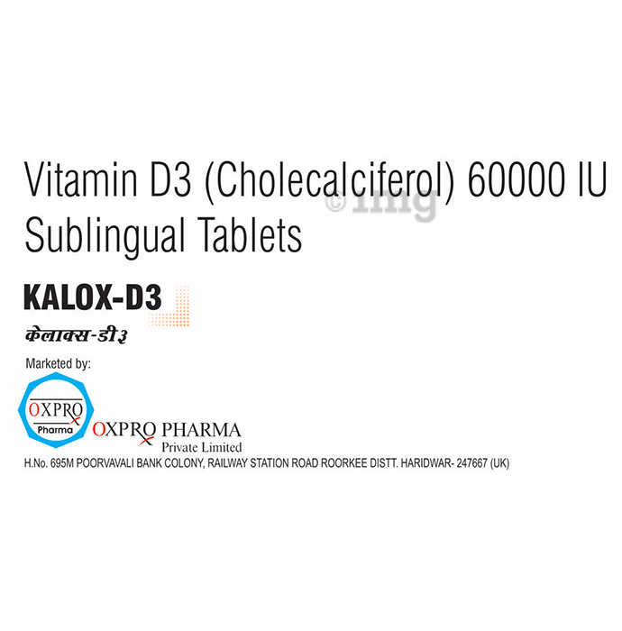 Kalox-D3 Sublingual tablet