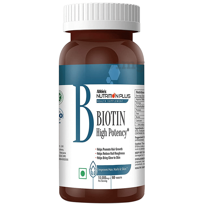 Abbie's Nutrition Plus Health Supplement Biotin High Potency Tablet
