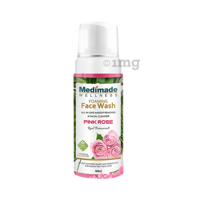 Medimade Wellness Pink Rose Foaming Face Wash