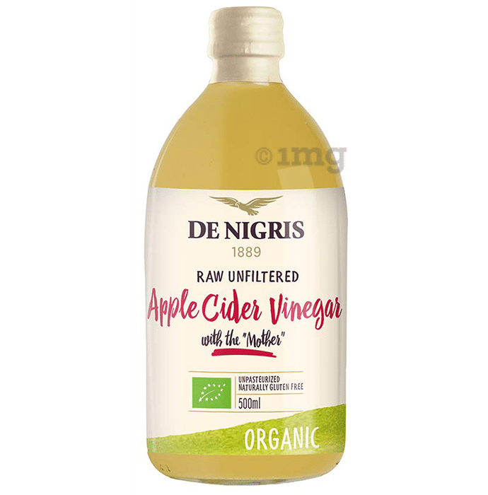 De Nigris Organic Raw Unfiltered Apple Cider Vinegar with the Mother
