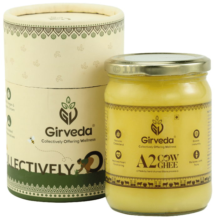 Girveda A2 Cow Ghee for Healthy Heart & Cholesterol