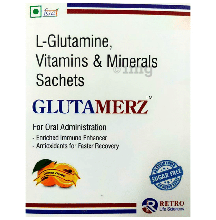 Glutamerz Sachet Orange Sugar Free