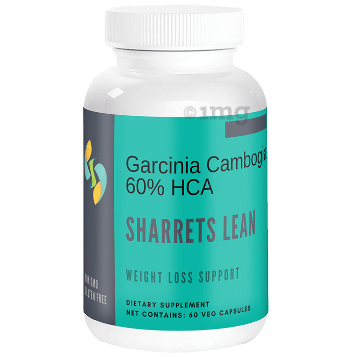 Sharrets Lean Pure Garcinia Cambogia 60% HCA Gluten Free Capsule