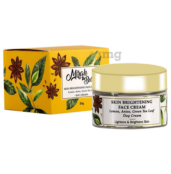 Mirah Belle Lemon Anise Green Tea Leaf Skin Brightening Face Cream