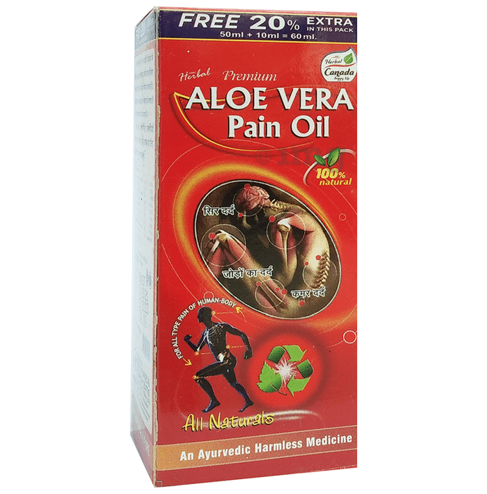 Herbal Canada Herbal Premium Aloe Vera Pain Oil