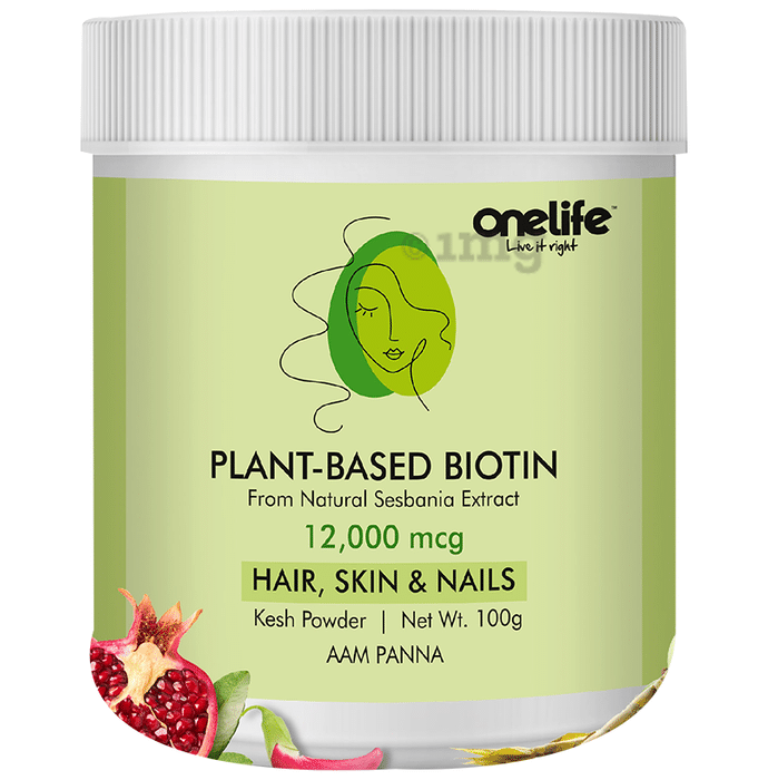OneLife Plant-Based Biotin Powder Aam Panna