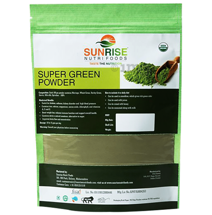 Sunrise Nutri Foods Super Green Powder