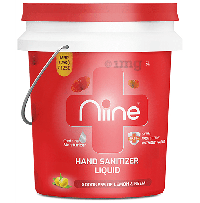 Niine Lemon & Neem Hand Sanitizer Liquid