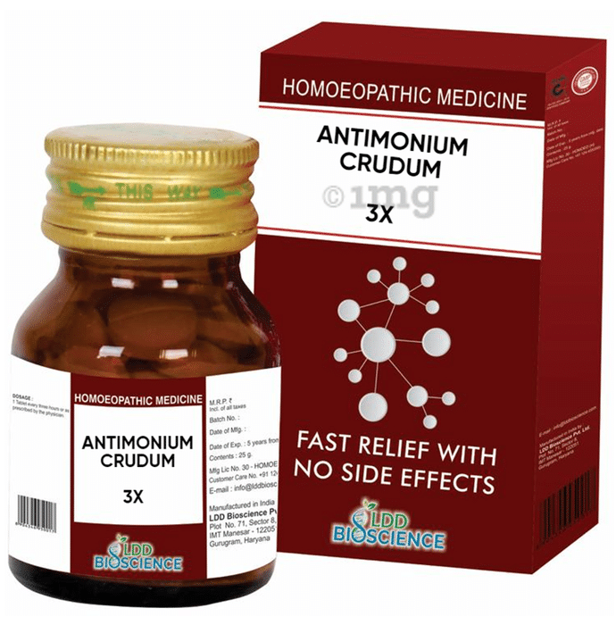 LDD Bioscience Antimonium Crudum 3X