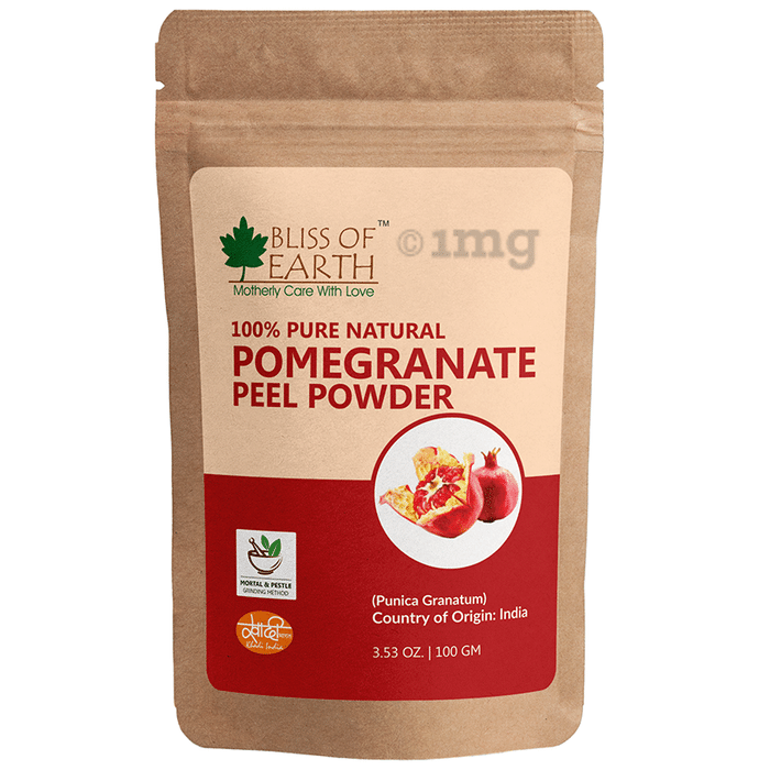 Bliss of Earth 100% Pure Natural Pomegranate Peel Powder