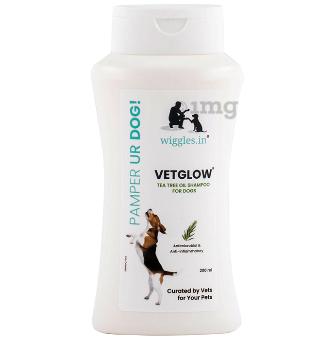Wiggles Vetglow Tea Tree Oil Shampoo for Dogs