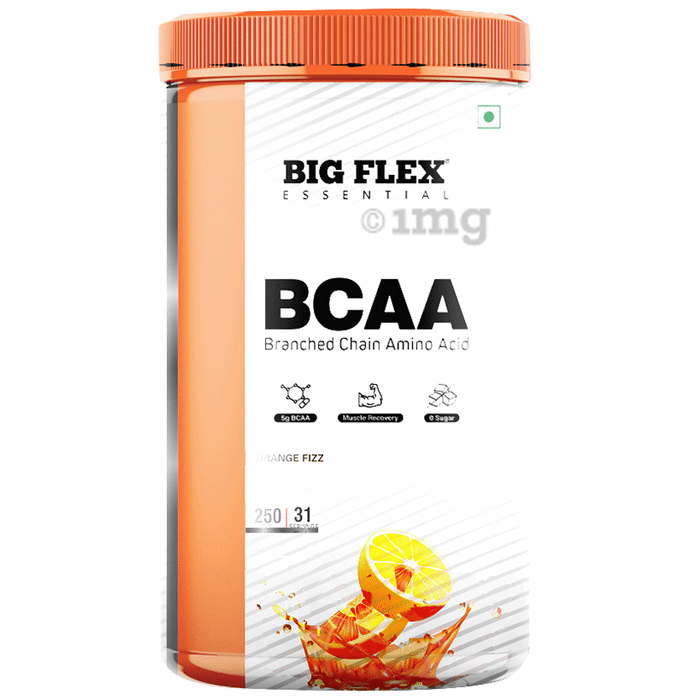 Big Flex Essential Bcaa Powder Orange Fizz