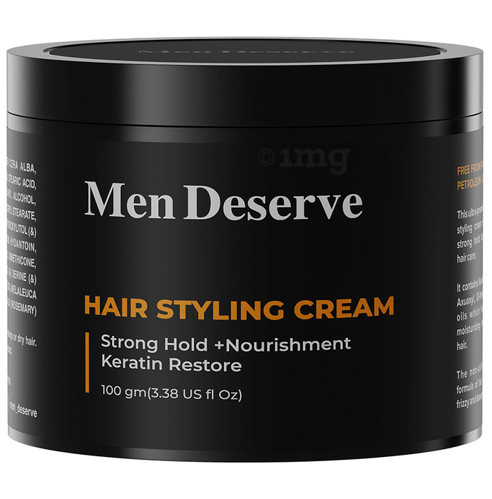Men Deserve Hair Styling Cream Strong Hold