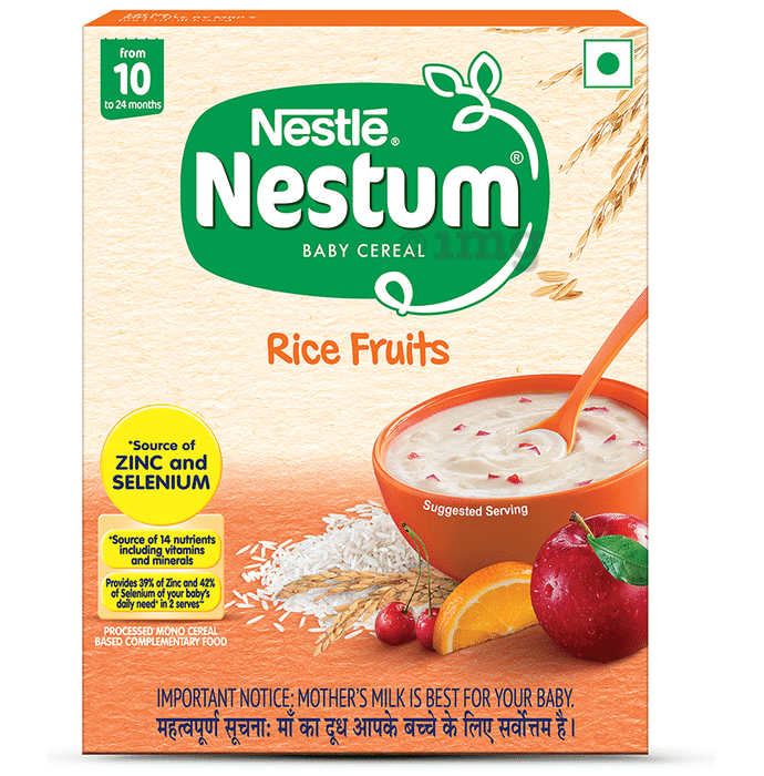 Nestle Nestum Baby Cereal From 10 to 24 Months | Rice Fruits