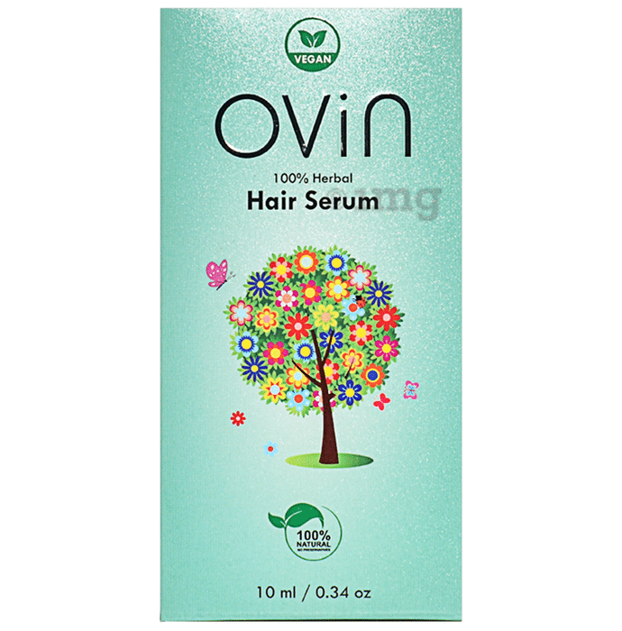 Ovin Herbal Hair Serum Oil (Vegan) for Hair Growth, Strengthening Hair Cutilcles & Reduce Dandruff