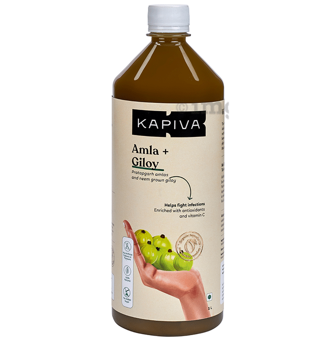 Kapiva Kapiva Amla + Giloy Juice | Helps in Detox and Blood Purification | Aids Blood Pressure Management Juice