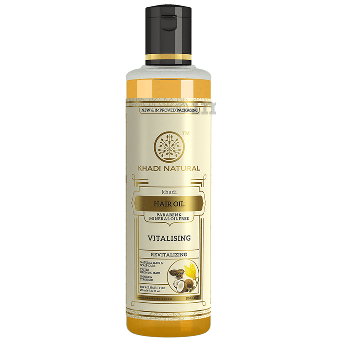 Khadi Naturals Vitalizing Herbal Hair Oil Paraben /Mineral Oil Free