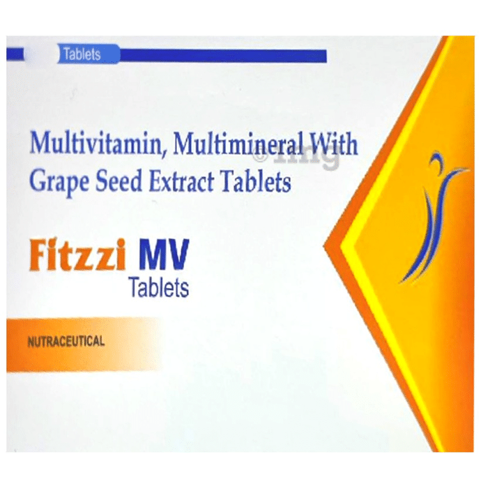 Fitzzi Multivitamin, Multimineral with Grape Seed Extract Tablet