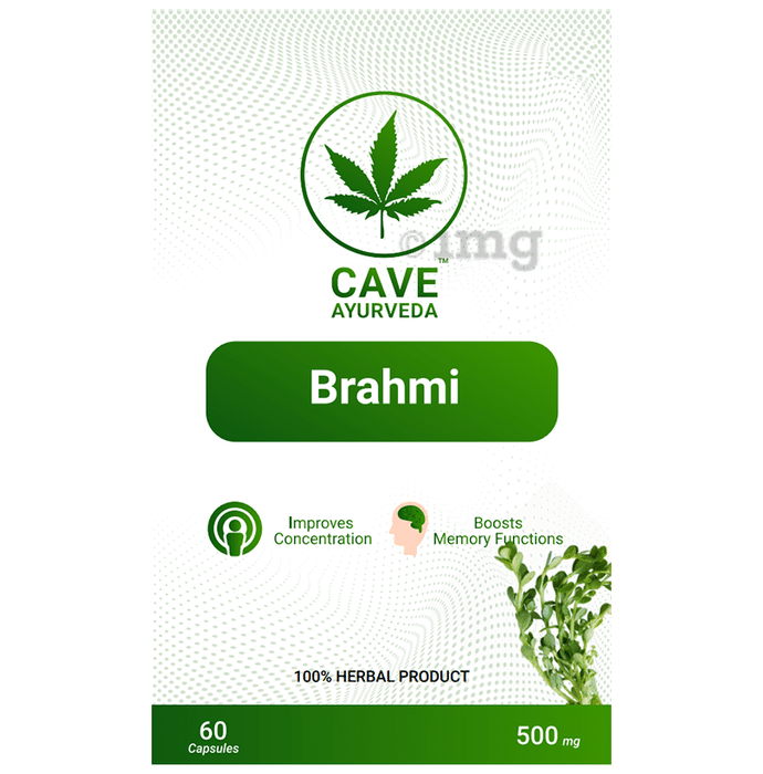 Cave Ayurveda Brahmi 500mg Capsule