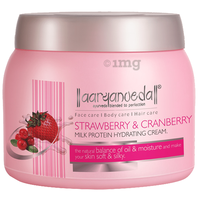 Aryanveda Strawberry & Cranberry Milk Protein Hydrating Cream