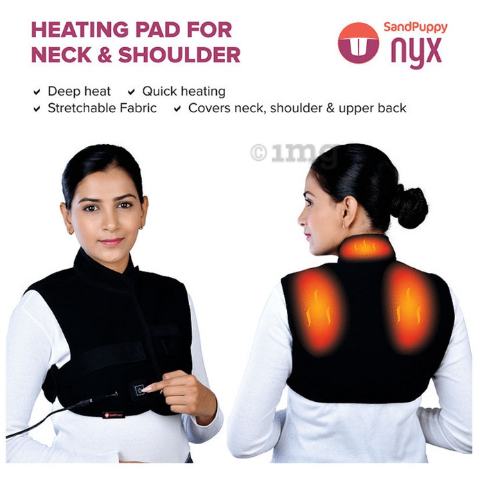 Neck shoulder and back heating pad clearance