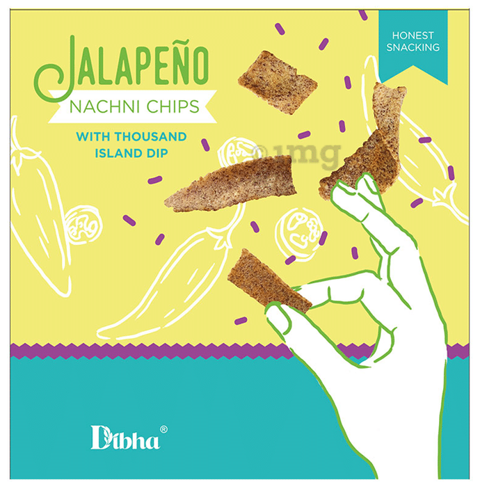Dibha Jalapeno Nachni Chips with Thousand Island Dip