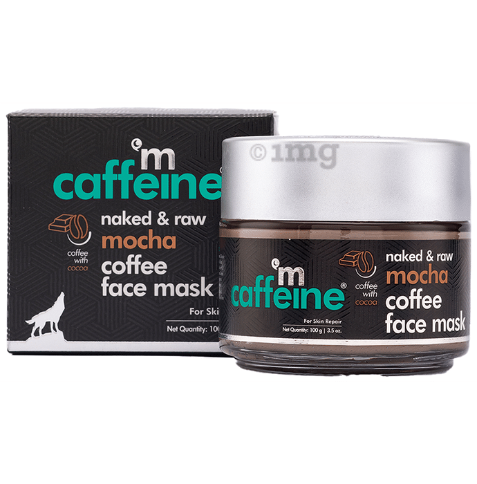 mCaffeine Mocha Naked & Raw Coffee Face Mask | For Normal to Oily Skin | Paraben & SLS-Free