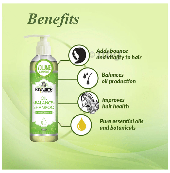 Keya Seth Aromatherapy Oil Balance Volume Shampoo: Buy pump bottle of 200 ml Shampoo at best price in India | 1mg Keya Seth Aromatherapy Oil Balance Volume Shampoo: Buy pump bottle of 200 ml Shampoo at best price in India | 1mg