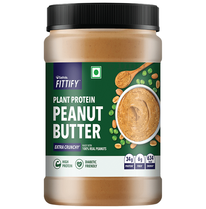 Saffola Fittify  Plant Protein Peanut Butter Extra Crunchy