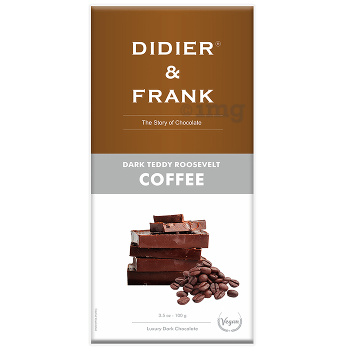 Didier & Frank Dark Teddy Roosevelt Coffee Chocolate (100gm Each)