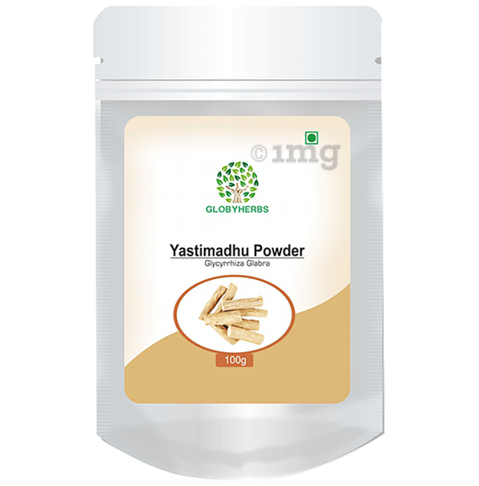 Globyherbs Yastimadhu (Glycyrrhiza Glabra) Powder