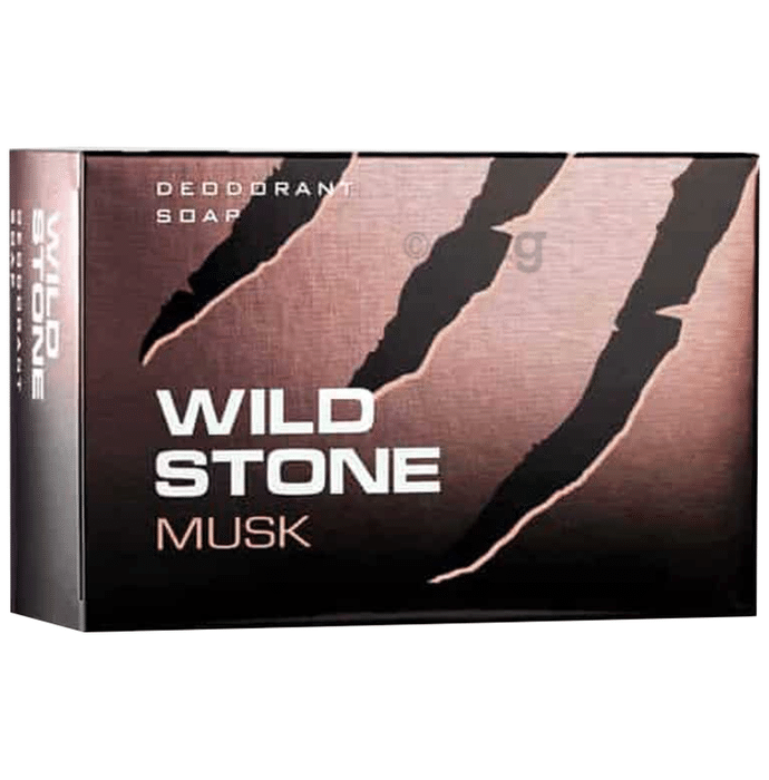 Wild Stone Musk Deodorant Soap (75gm Each)
