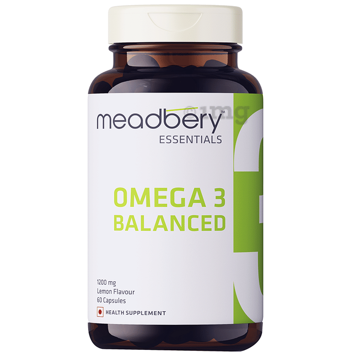 Meadbery Essentials Omega 3 Balanced Capsule Lemon