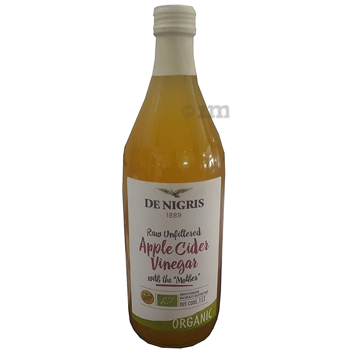 De Nigris Organic Raw Unfiltered Apple Cider Vinegar with the Mother