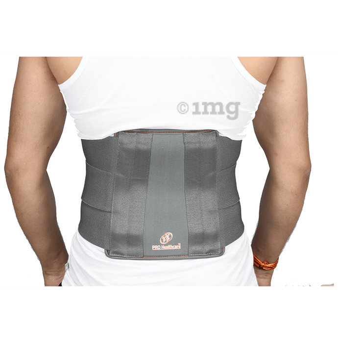 Pro Healthcare Contoured Lumbo Sacral Belt for Back Pain Grey