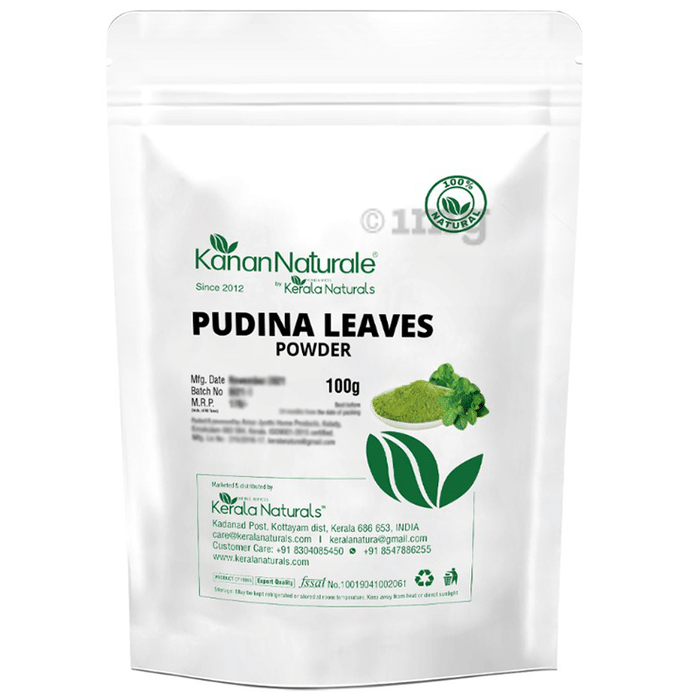 Kerala Naturals 100% Pure Pudina/Mint Leaves Powder