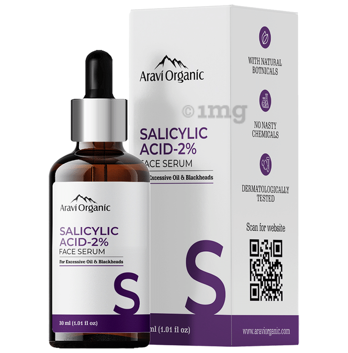 Aravi Organic Salicylic Acid 2% Face Serum