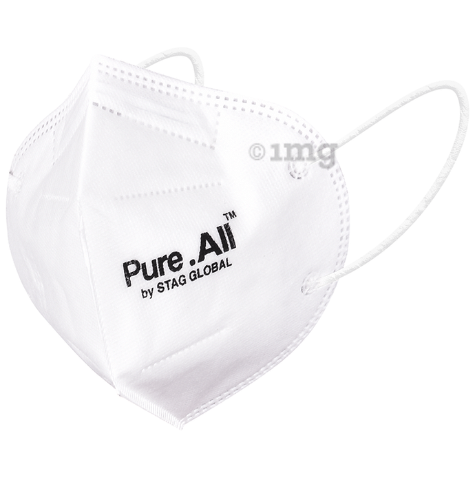 Pure.All N95 FFP2 Protective 5 Layer Washable & Reusable Mask White