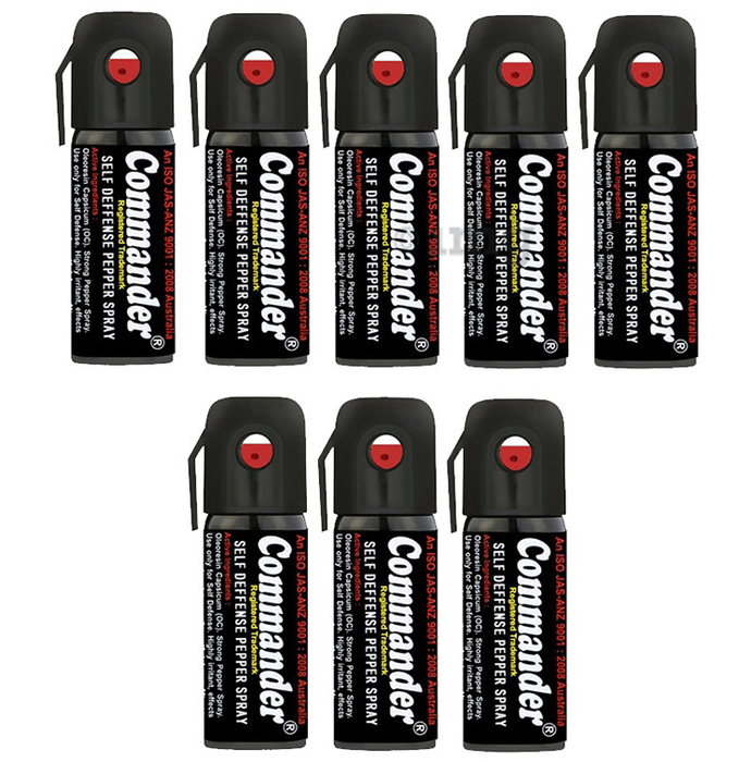 Commander Self Defense Pepper Spray (55ml Each)