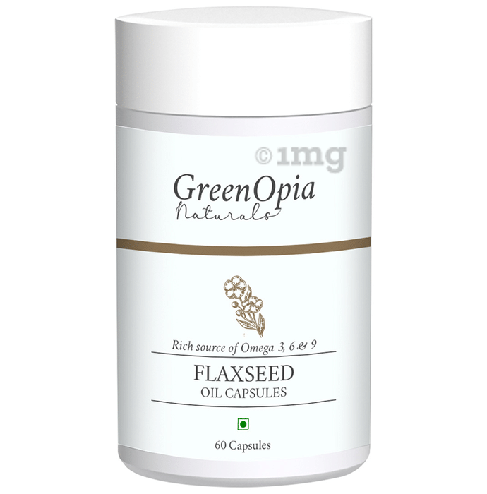 GreenOpia Naturals Omega 3,6,9 Flaxseed Oil Vegan Capsule