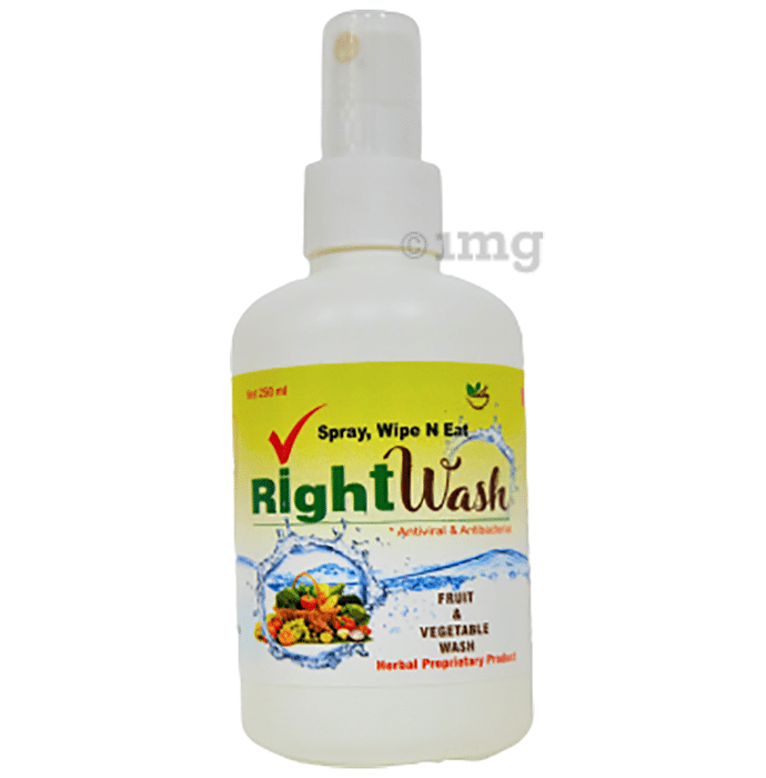 RightWash Spray,Wipe N Eat Fruit & Vegetable Wash
