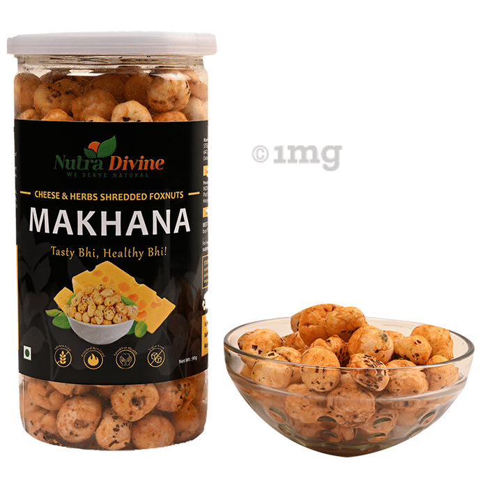 Nutra Divine Cheese & Herbs Shredded Foxnuts (Makhana)