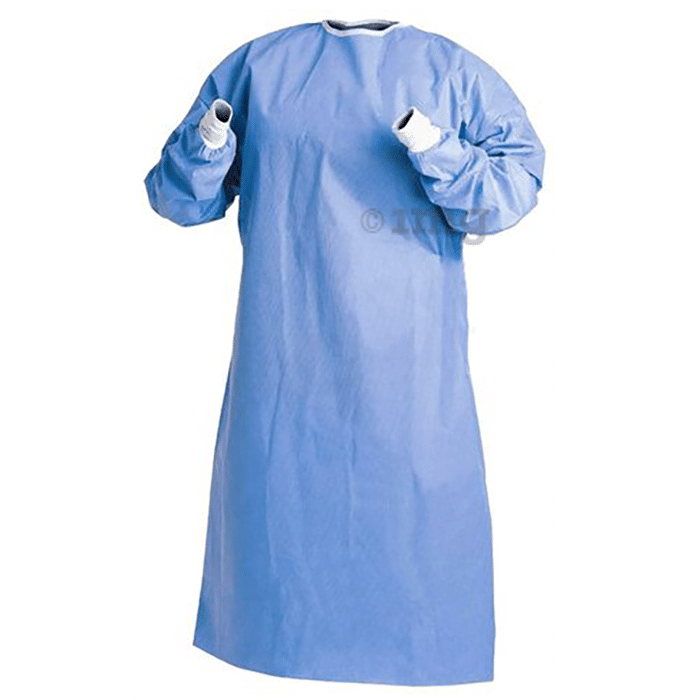 Medi Karma Surgeon Gown Medium Medical Blue