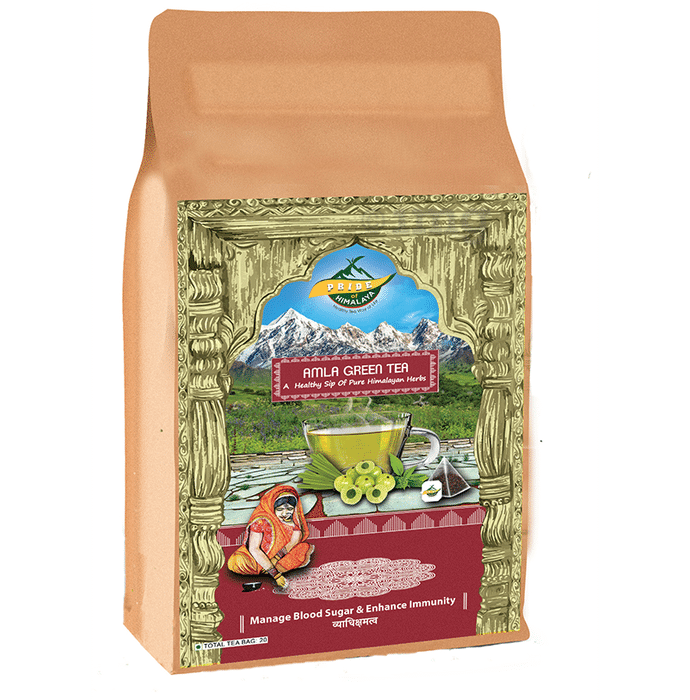 Pride Of Himalaya Amla Green Tea Bag (2gm Each)
