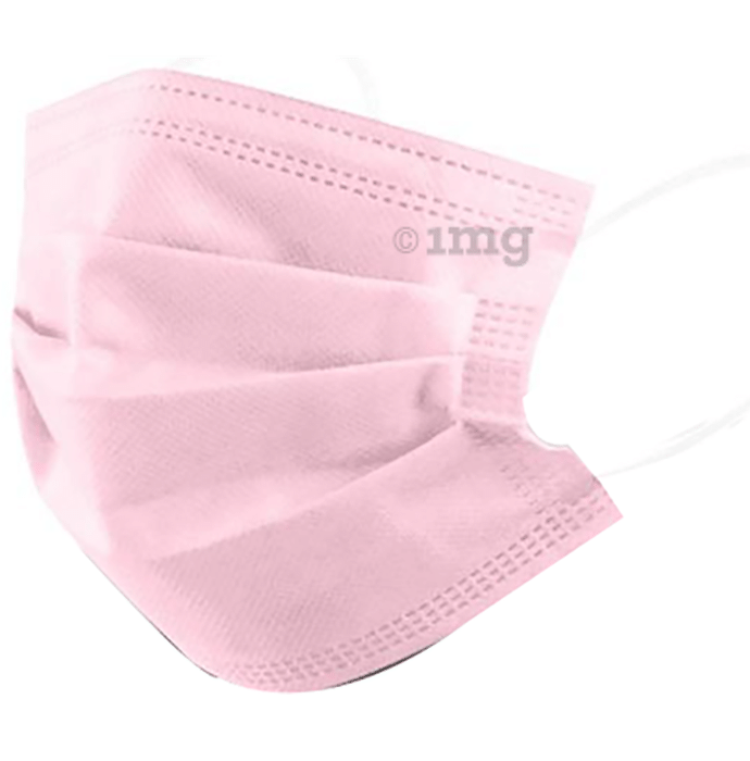 Debonair 3 Ply Protective Face Mask Free Size Pink