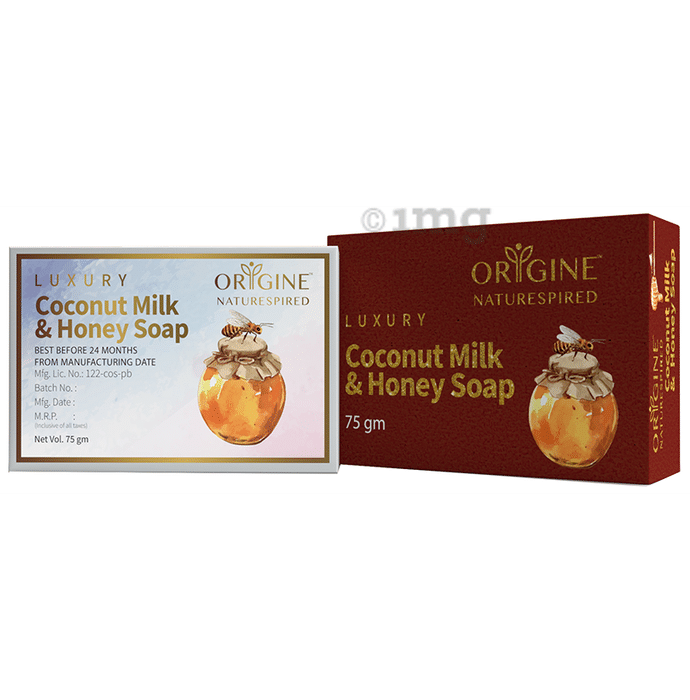 Origine Naturespired Luxury Coconut Milk & Honey Soap